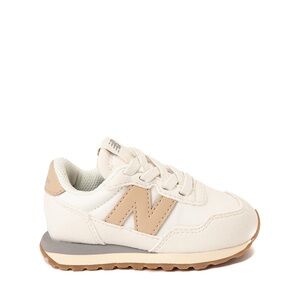 Baby Kids New Balance Intelligent Choice 237 White Tan Sneakers Shoes